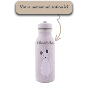 souris gourde personnalisée 500 ml