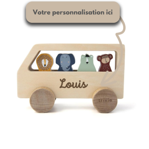 Bus animaux Trixie, jouet pour bébé et petit enfant