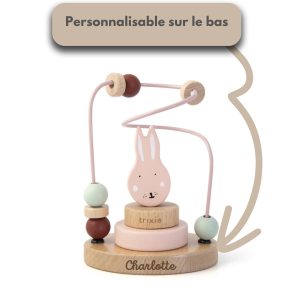 Labyrinthe animal lapin, jeu pour bébé à personnalisé