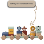 Train animaux Trixie, jouet pour jeune enfant et bébé