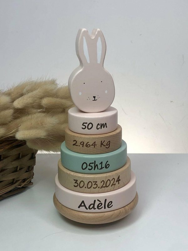 Tour à empiler Trixie personnalisé en bois