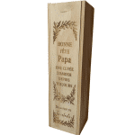 Caisse à vin pour fêtes des pères, cadeau homme