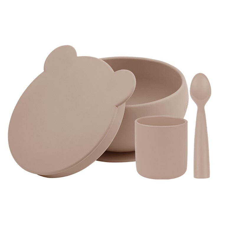 Assiette bébé bol, nourriture pour bébé, vaisselle, mini set de table en  silicone pour