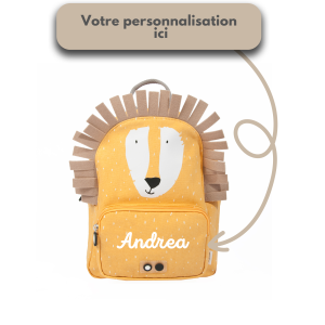 Sac à dos lion pour la crèche ou l'école