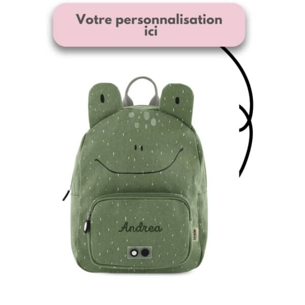 sac-a-dos-enfant-personnalisable-Trixie-grenouille