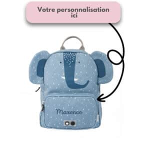 sac-a-dos-enfant-personnalisable-Trixie-elephant