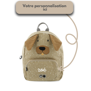 Sac à dos animal chien, pour rentrée école ou crèche