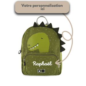 Sac à dos dinosaure pour la rentrée école ou crèche