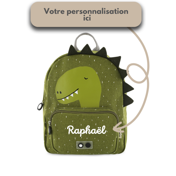 Sac à dos dinosaure pour la rentrée école ou crèche