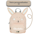 Sac à dos animal lapin pour petite fille rentrée école ou crèche