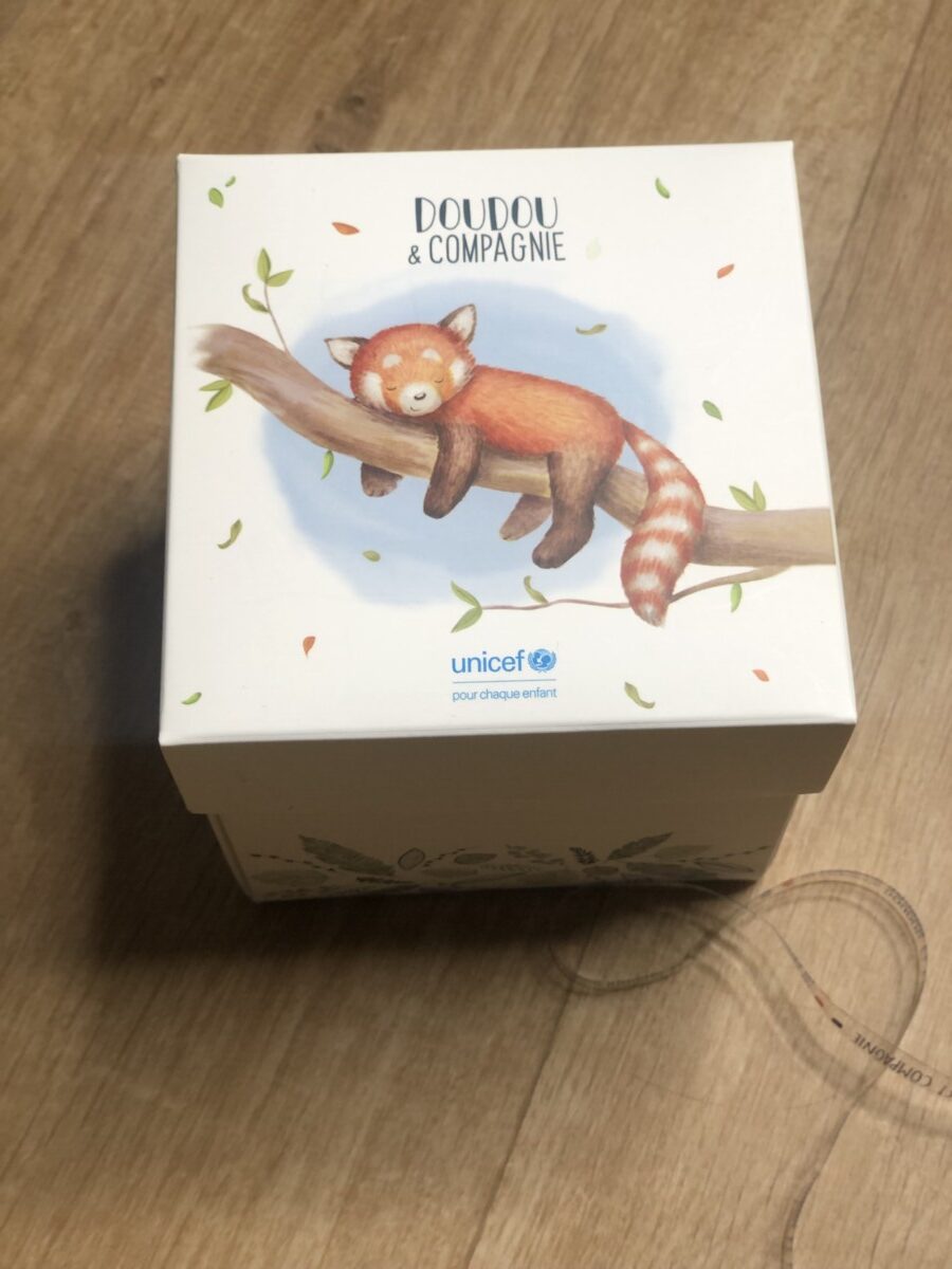 Doudou et compagnie - UNICEF - Doudou lange Panda roux