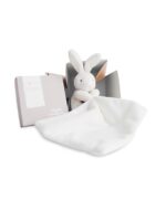 DOUDOU LAPIN EN BOITE FLEUR