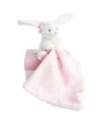 DOUDOU LAPIN EN BOITE FLEUR ROSE 2