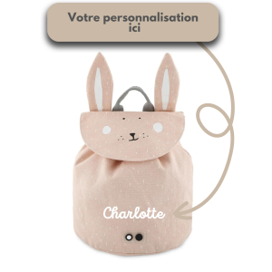 Sac à dos mini lapin pour la rentrée ou la crèche