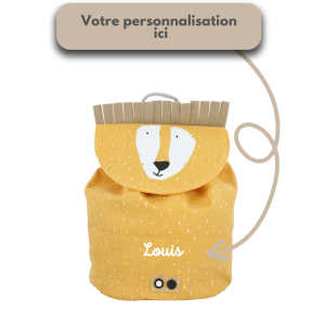 Sac à dos mini lion pour la crèche ou l'école rentrée