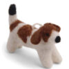 Chien Jack Russel – en laine feutrée – Gry and Sif