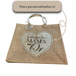 Sac jute à personnaliser