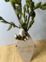 Vase abeilles détails