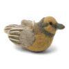 Oiseau ocre et beige – en laine – Gry and Sif