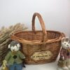 Panier osier personnalisé pour enfants- petite anse