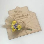 Enveloppe en bois personnalisée pour maîtresse et nounou