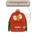 Sac à dos animal Perroquet personnalisée prénom
