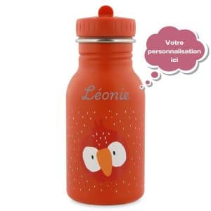 Gourde 350 ml Trixie personnalisée perroquet