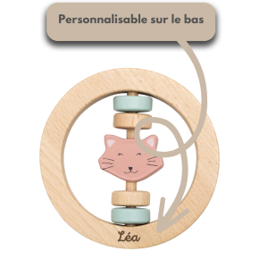 Hochet chat, cat, jouet pour bébé