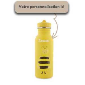 gourde abeille personnalisé grande, 500 ml
