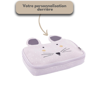 Trousse rectangle souris à personnaliser
