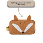 Trousse renard orange pour l'école ou crèche