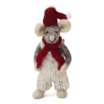 figurine noel-Souris grise garçon-gry-and-sif20423