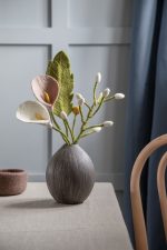 Fleur en laine - arum-blanc-Gry-and-sif