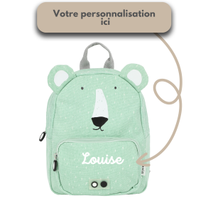 Sac à dos personnalisé - Ours polaire - Trixie