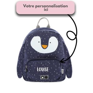 Sac école personnalisable penguin Trixie