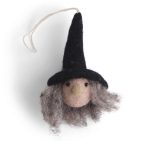 Sorcière en laine – Décoration d’Halloween Gry Sif