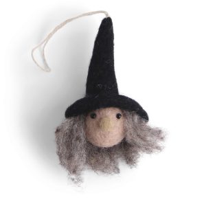 Sorcière en laine – Décoration d’Halloween Gry Sif
