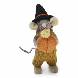 Souris Garçon Sorcier avec Citrouille – Gry-And-Sif