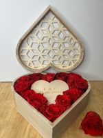 Grand coeur gravé personnalisé