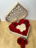 Boite en bois à personnaliser coeur