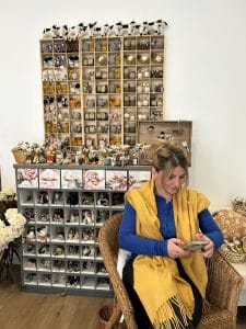 une partie de la collection Gry & SIF à l'atelier