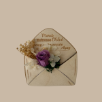 Enveloppe florale personnalisée Cadeau pour maîtresse ou ATSEM