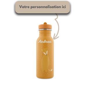 Gourde Mr. Fox Renard 500 ml personnalisé prénom
