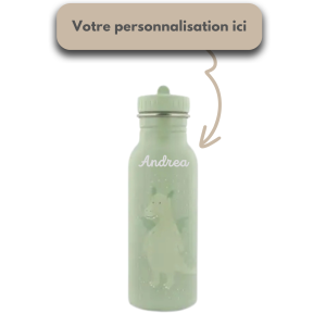 gourde métallique trixie modèle Dragon personnalisé