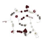 12023 - Guirlande de Noël en laine feutrée – Gry & Sif