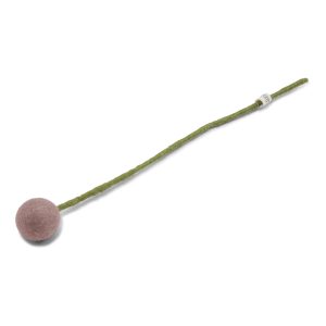 Fleur boule sur tige lavande – en laine – Gry and Sif