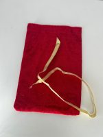 Pochon velours rouge