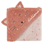 Cape de bain Trixie mrs cat brodé Guilana