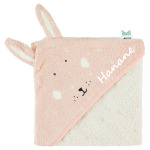 Cape de bain lapin personnalisé