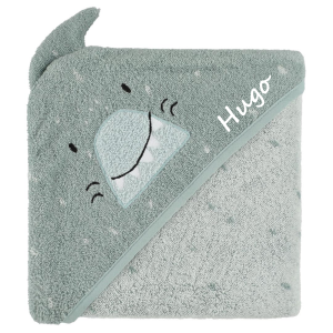 Cape de bain requin personnalisée